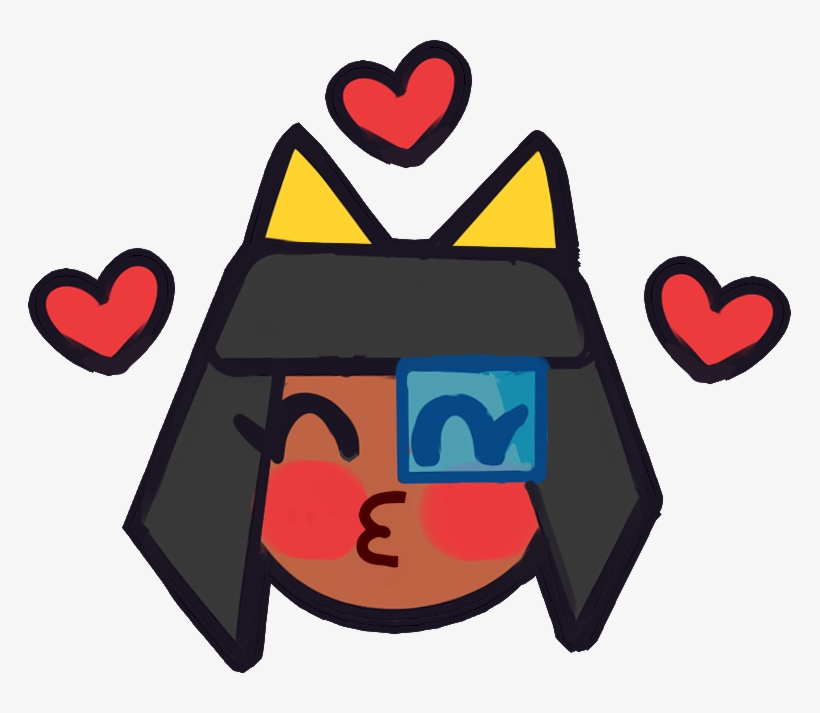Kiss Discord Emoji - Kiss, transparent png #6406806