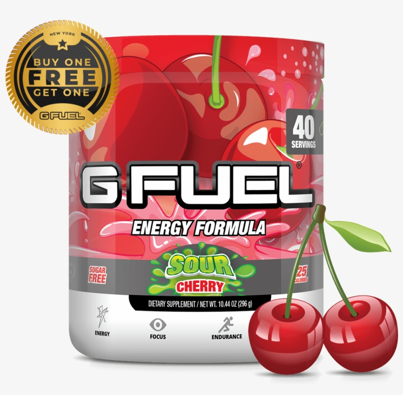 Sour Cherry Tub - G Fuel Sour Cherry, transparent png #6407458