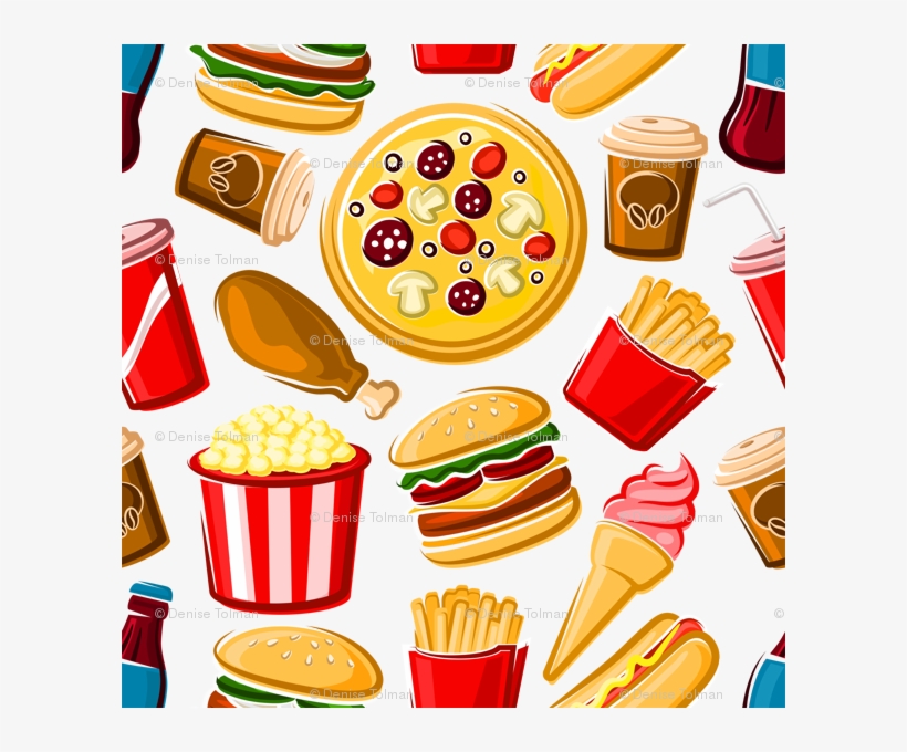 Burger And Fries Drinks Background, transparent png #6407650