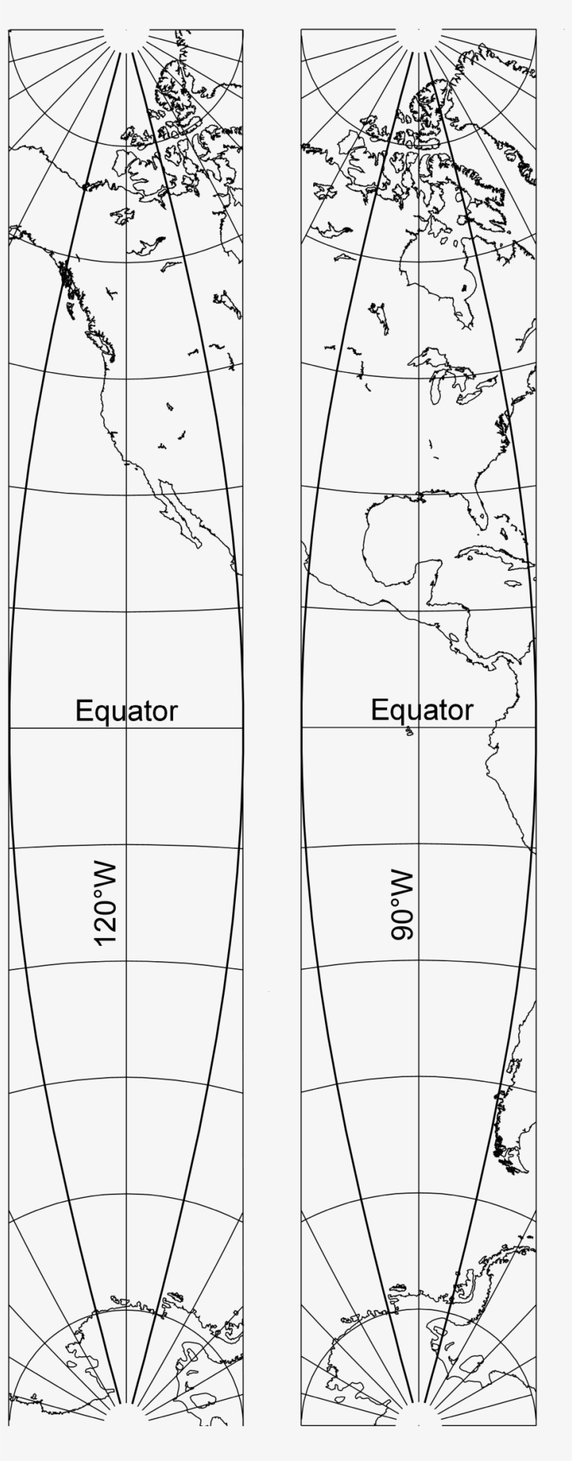 Because Printing The Earth's Surface Directly Onto - Mercator Projection, transparent png #6407657