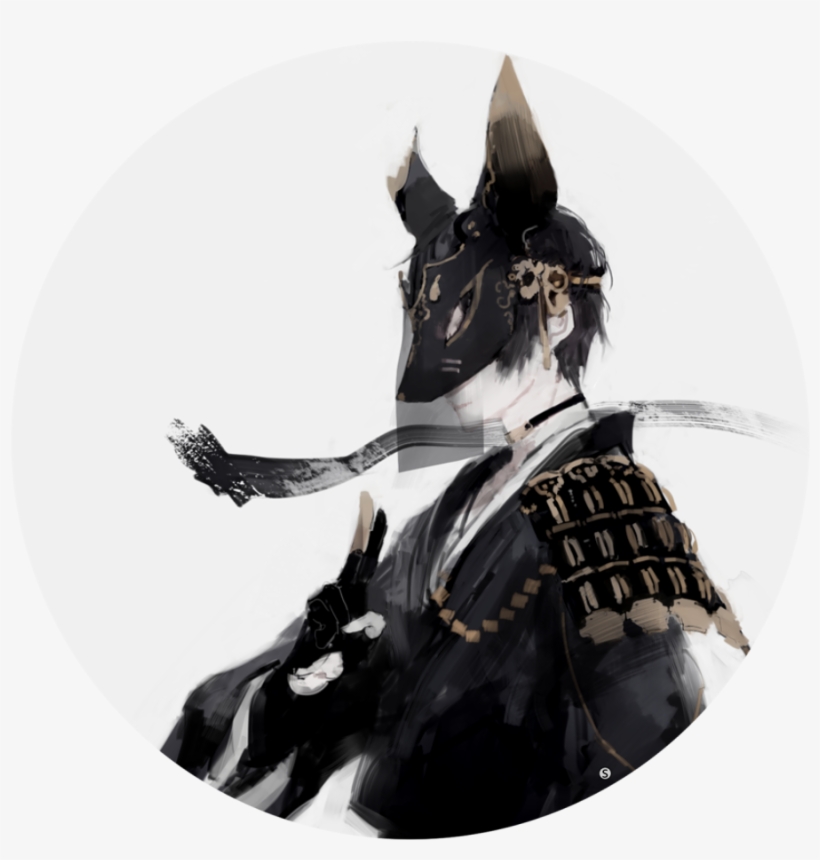 Anime Fox Mask Boy, transparent png #6407717