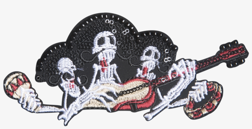 Mariachi Skull - Calaveras Mariachis Png, transparent png #6408075