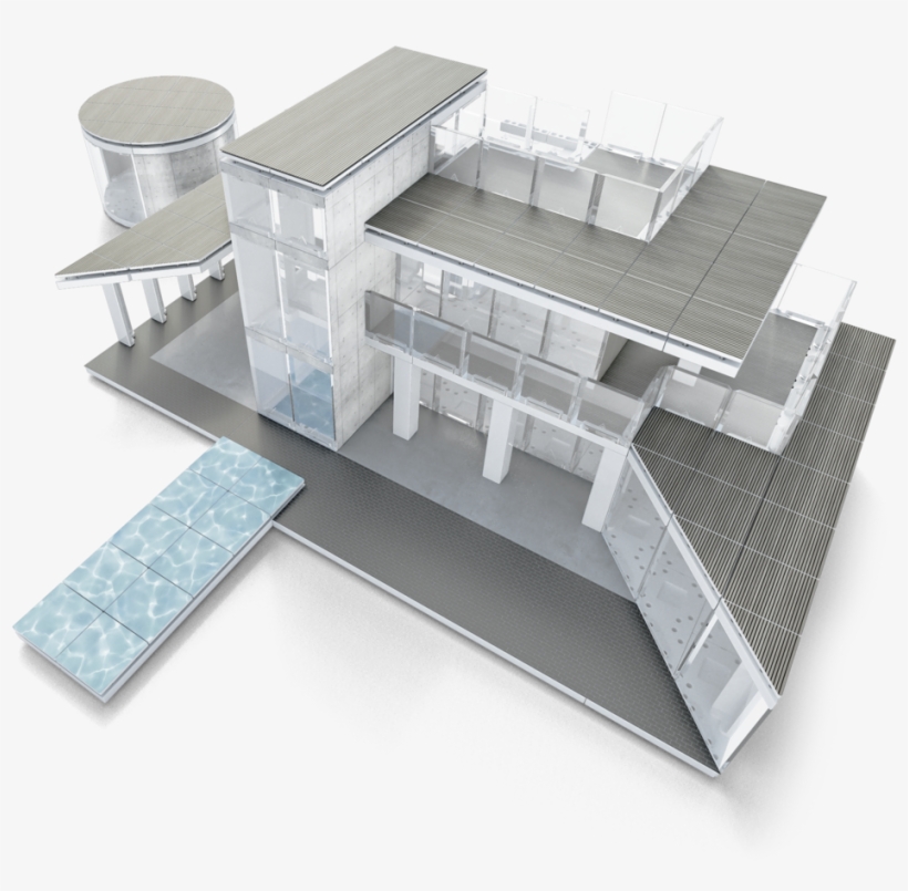 Arckit 360 610 Piece Architectural Modelling Kit, transparent png #6408825