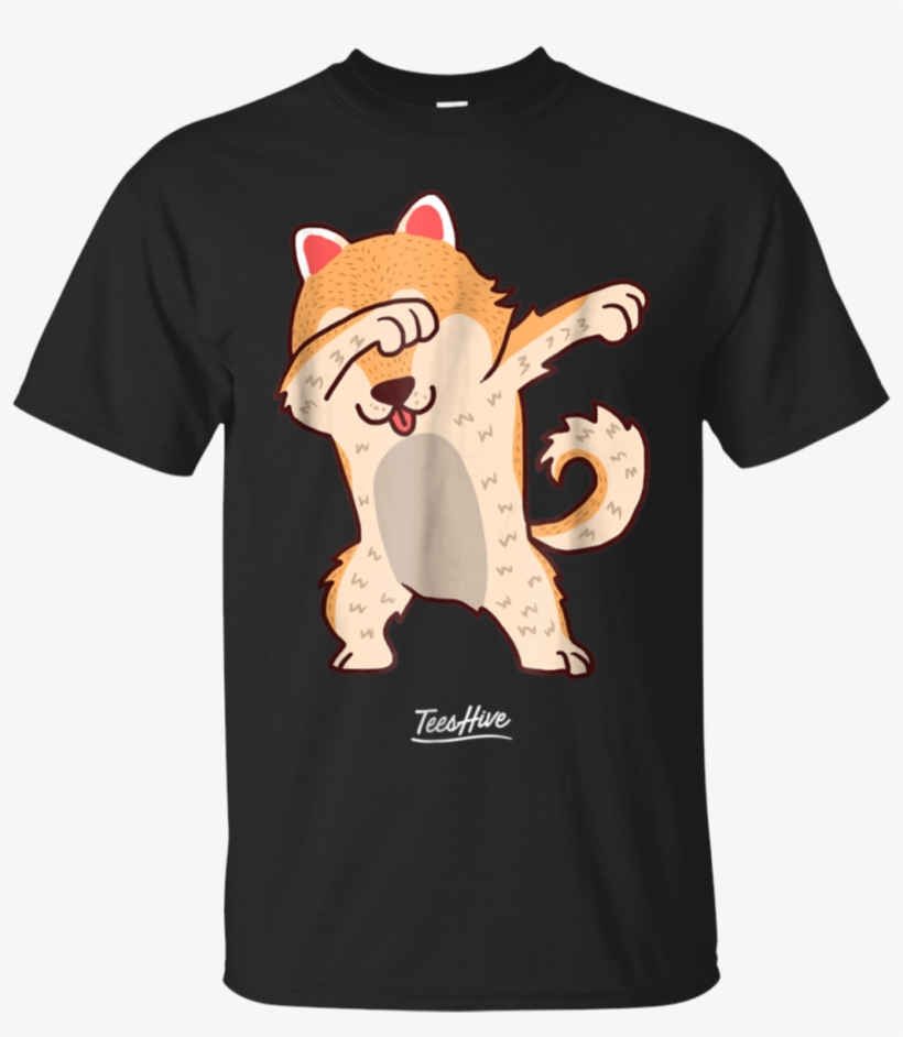 Cute Dabbing Shiba Inu Dog Shiba Inu Dab Dog Meme T-shirt - Gucci Mickey T Shirt, transparent png #6408876