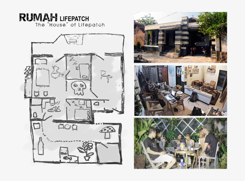 “rumah” Is An Indonesian Word For The House - Cartoon, transparent png #6408985