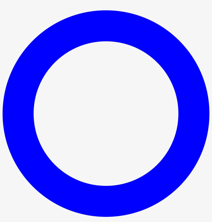 Open - Blue Circle Clip Art, transparent png #6409029