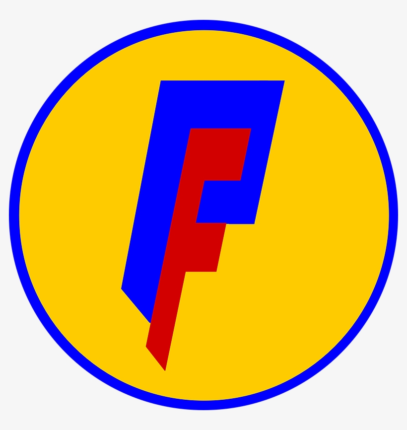 Pf With Gold-blue Ring - Silver, transparent png #6409212