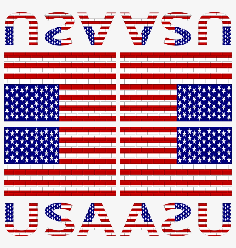 Usa Flag With Name, transparent png #6409668
