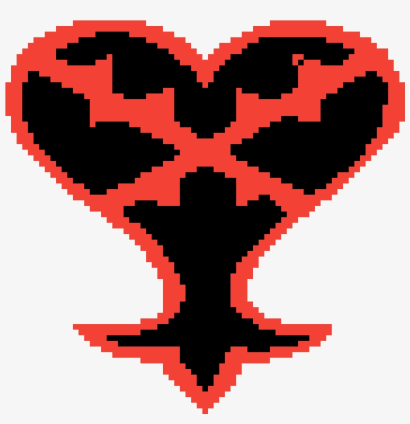 Heartless - Kingdom Hearts Heartless Symbol Tattoo, transparent png #6409670