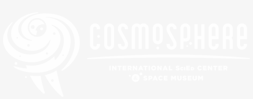 Cosmosphere Hlogo Tag White - Cosmosphere, transparent png #6410080