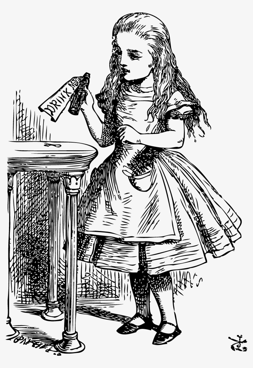 Alice Drink Me, transparent png #6410295