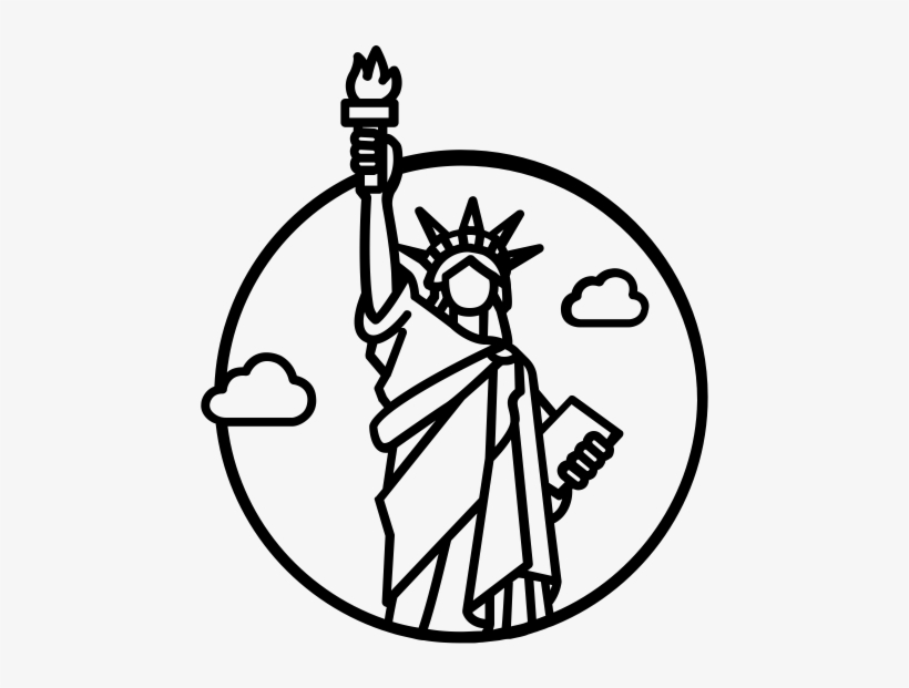 Vector Statue Of Liberty Logo, transparent png #6410473