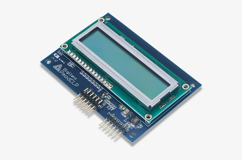 The Digilent Pmod Clp Is A 16×2 Character Lcd Module - Digilent - 410-092 - Development Kits And Tools - Development, transparent png #6410650