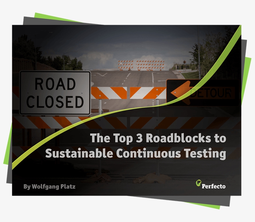 Ebook The Top 3 Roadblocks To Sustainable Continuous - Road Closed Sign, transparent png #6410901