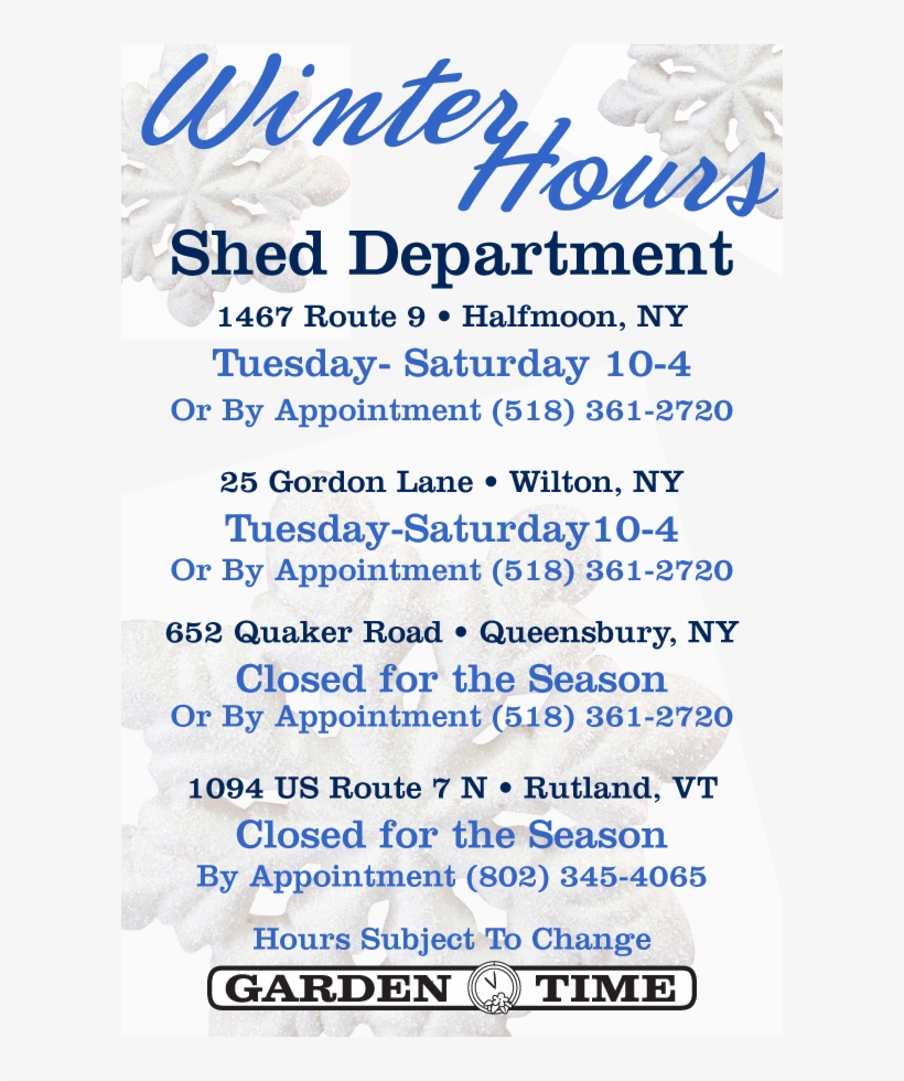 Shed Department Winter Hours - California Milk Processor Board, transparent png #6411026