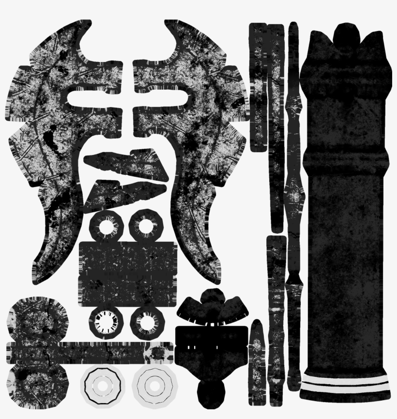 Battle Axe Worn - Illustration, transparent png #6411362