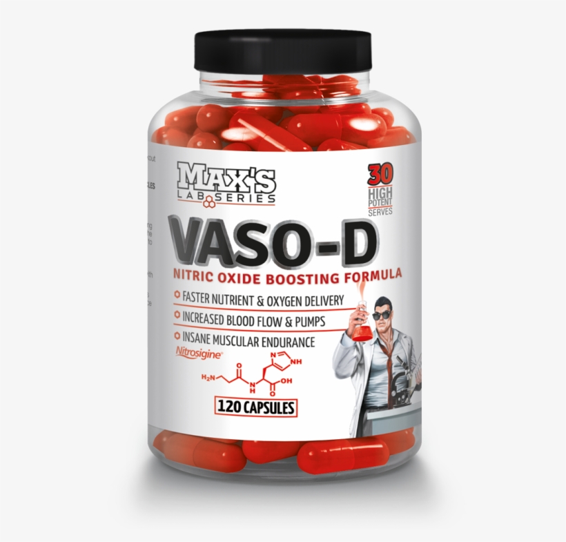 Maxs Lab Series Vaso-d - Maxs Vaso D, transparent png #6411567