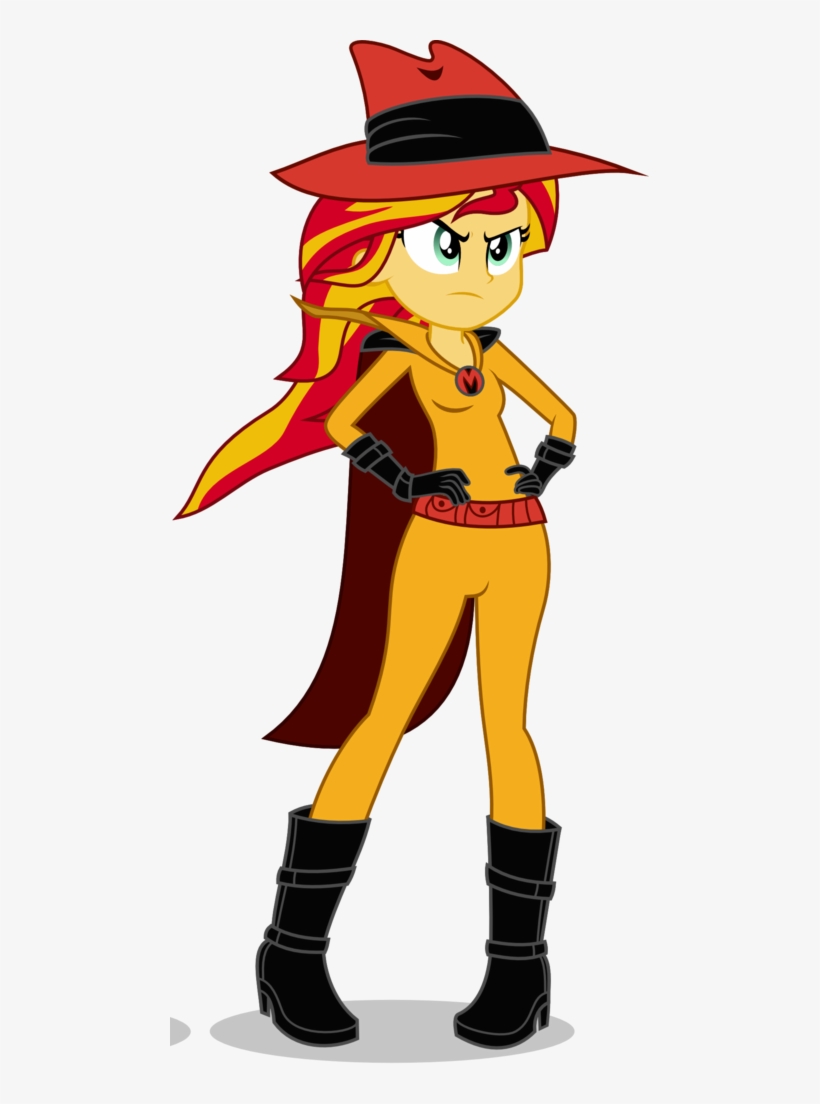 Punzil504, Clothes, Cosplay, Costume, Crossover, Darkwing - Mlp Equestria Girls Mane Iac, transparent png #6412192