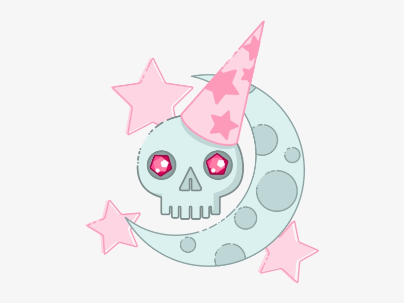 I'm Kind Of Enjoying This Style With The Broken Lines - Skull, transparent png #6413390