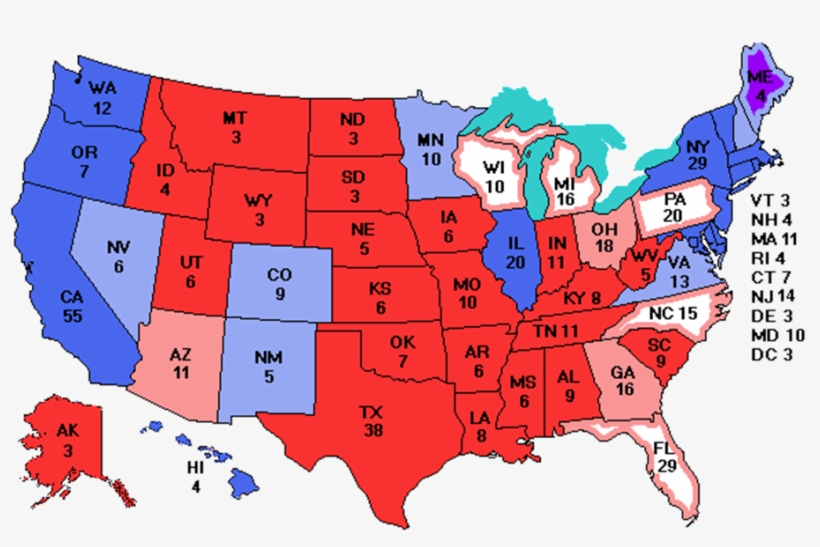 Collection Of Electoral High Quality Free - Does Electoral Votes Mean, transparent png #6413561