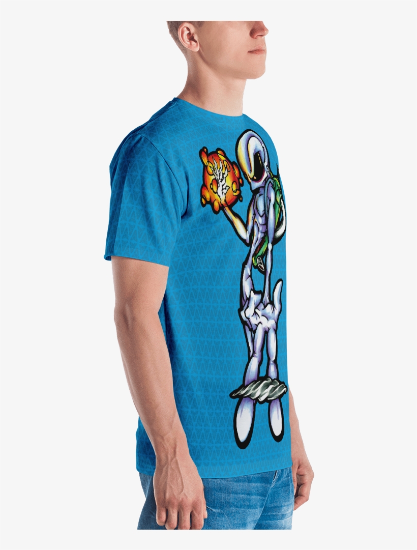 Alien Spliff, Premium Men's T-shirt - Marine Corps American Flag Shirt - Us Flag Shirt -, transparent png #6414274