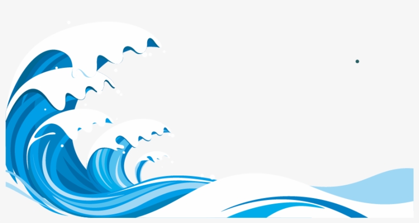 Blue Vector Sea Pattern Transprent Png Free - Wave Clip Art Png - Free  Transparent PNG Download - PNGkey
