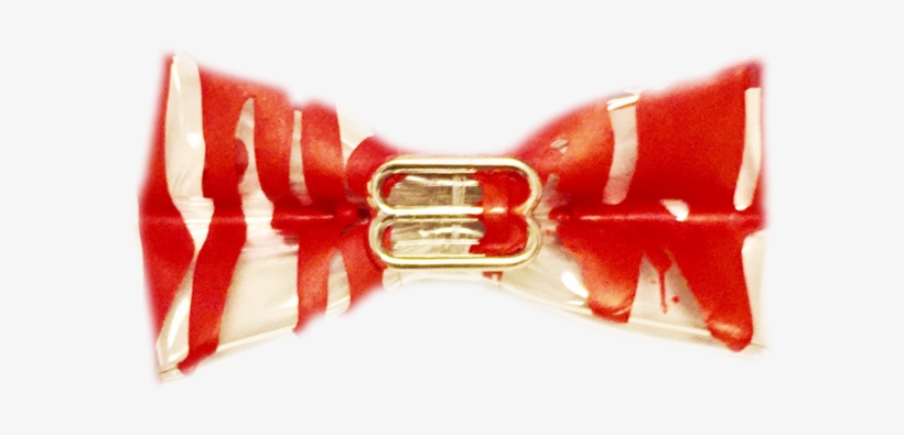Red Drip Bow Tie - Belt, transparent png #6416633