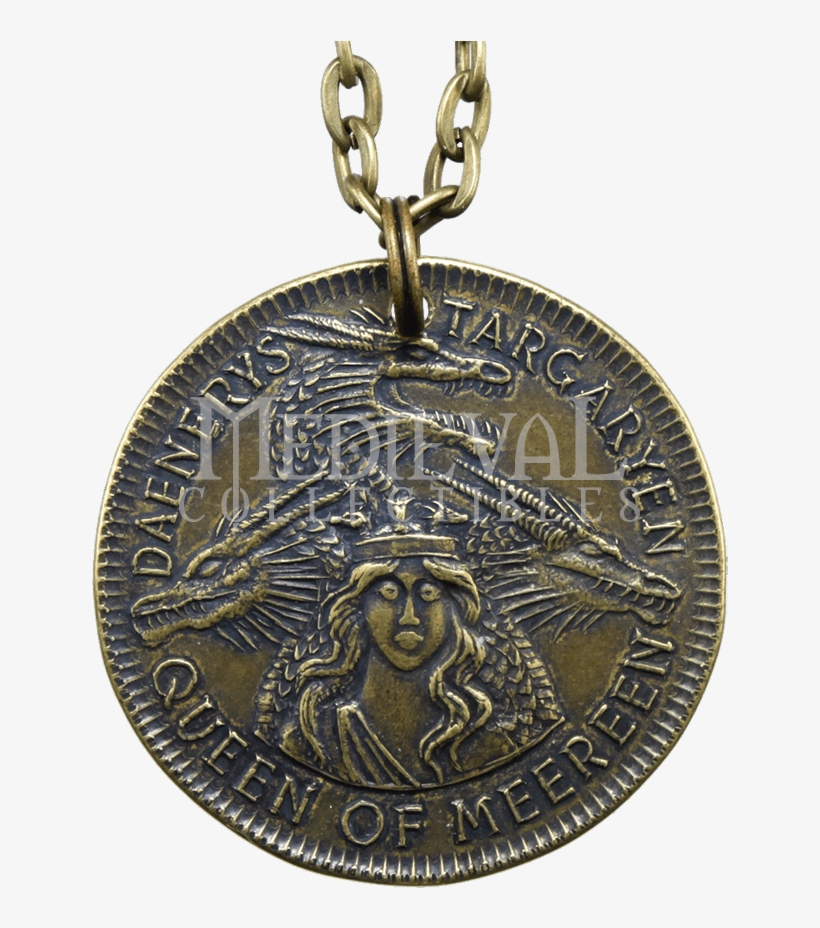 Daenerys Targaryen Meereen Coin Necklace - Pendants And Necklaces - Game Of Thrones Pendant, transparent png #6416636