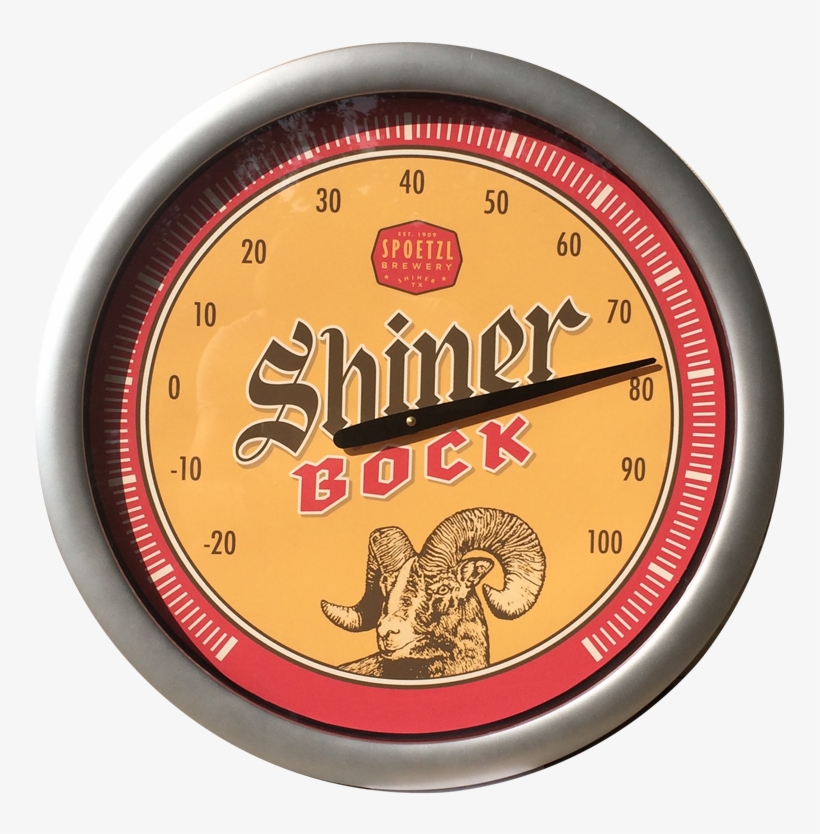 Outdoor Thermometer Shiner Bock - Shiner Bock Beer - 12 Fl Oz Bottle, transparent png #6417520