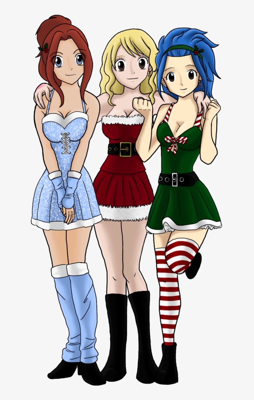 Fairy Tail Christmas- No Background By Nekoxity - Christmas Day, transparent png #6418258