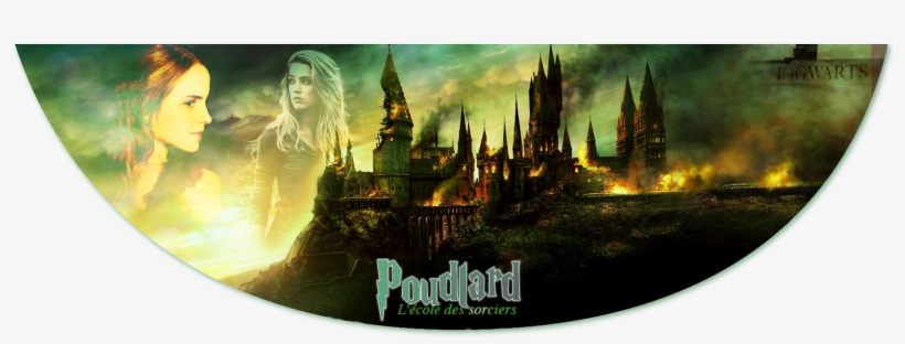 Poudlard - Harry Potter: Deathly Hallows Part 2, 4 Disc - Blu-ray, transparent png #6418536