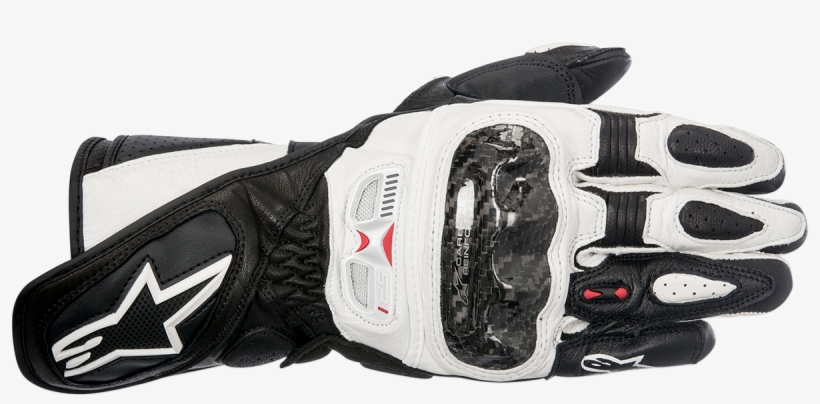 Womens Alpinestars Stella Sp 1 Black White Leather - Alpinestars Stella Sp 1 Gloves, transparent png #6418668