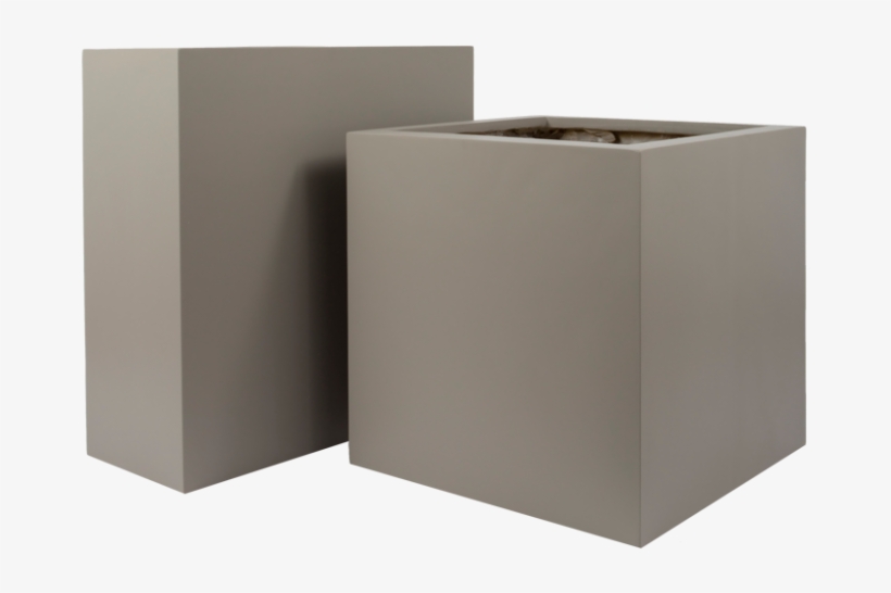 Gold Leaf Fiberglass Planters - Box, transparent png #6418875