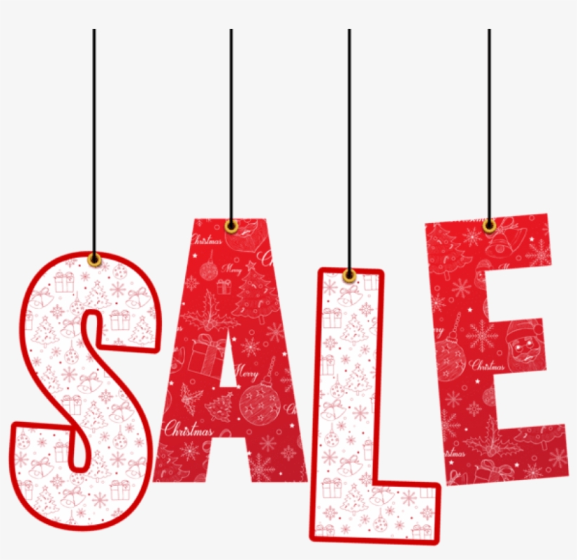 Christmas Hanging Sale Decoration Png - Christmas Sale Clipart, transparent png #6419122