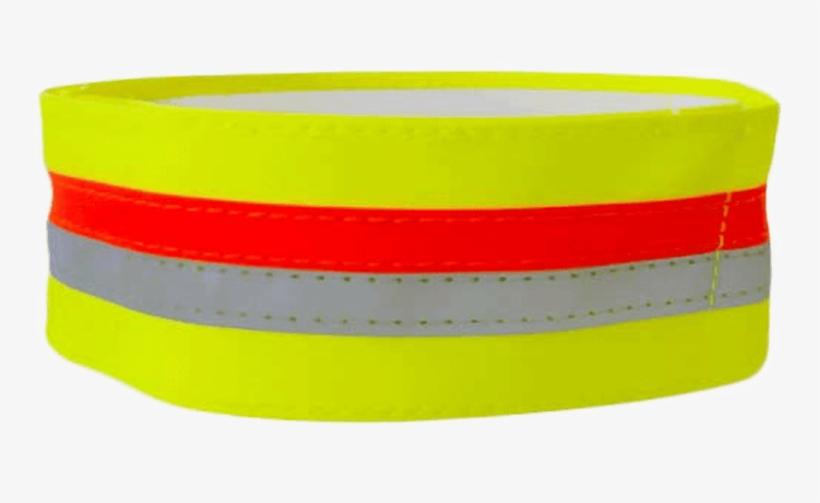 Reflective Collar - Reflective Collar Band With Gps Pocket, transparent png #6419639