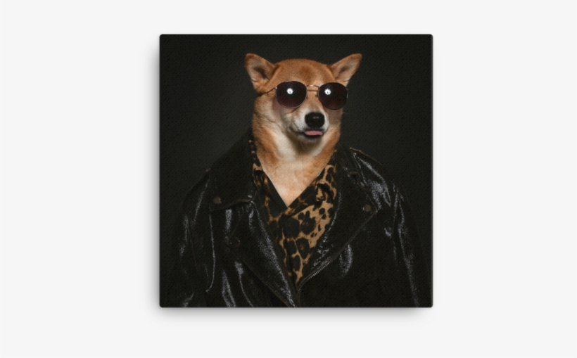 Mensweardog Blep Canvas - Dog, transparent png #6419702
