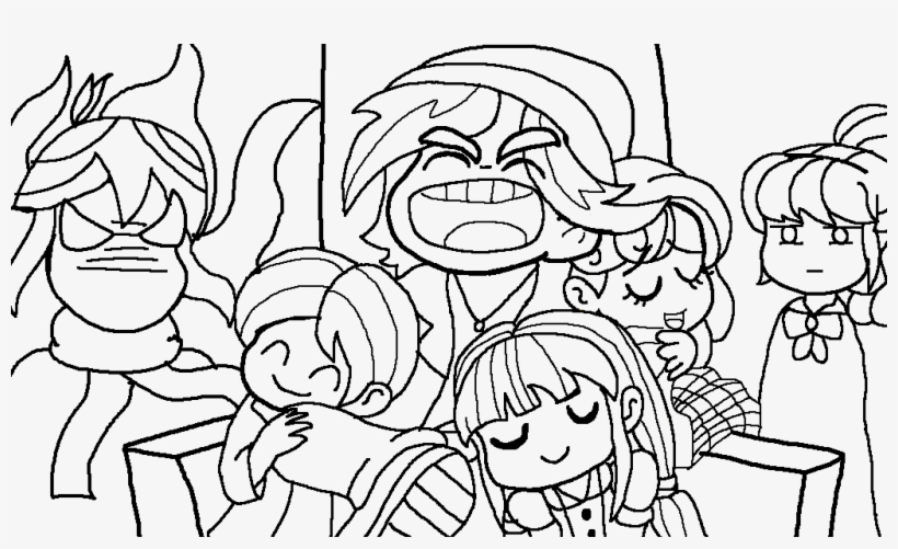 Orange Sherbette, Safe, Scott Pilgrim Vs The World, - Line Art, transparent png #6419825