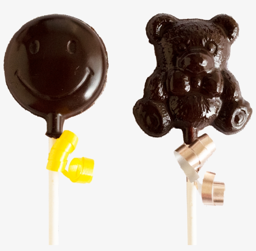 Feel Better Smiley Face Teddy Bear Lollipops - Smiley, transparent png #6419998