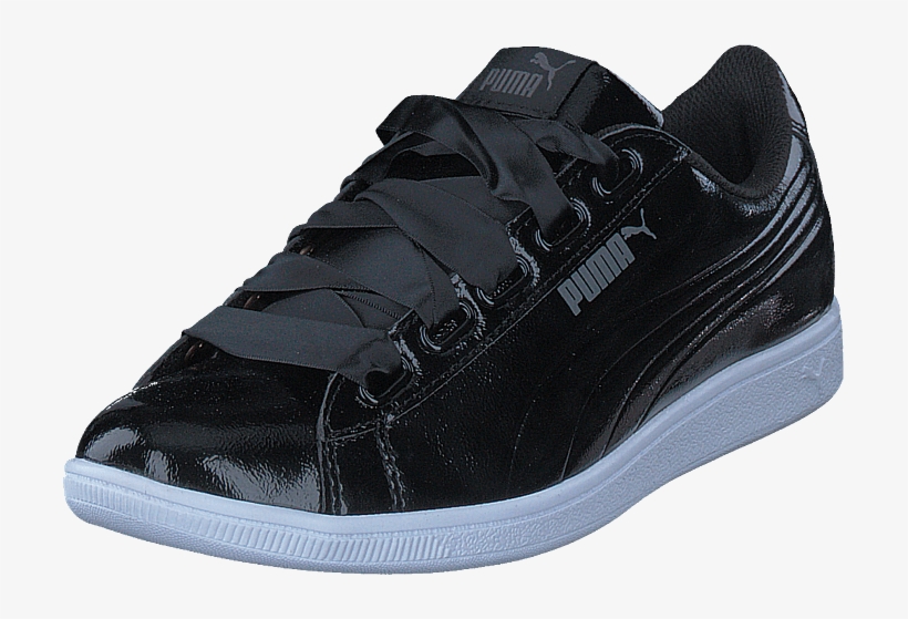 Puma Vikky Ribbon P Puma Black-puma Black - Shoe, transparent png #6420812