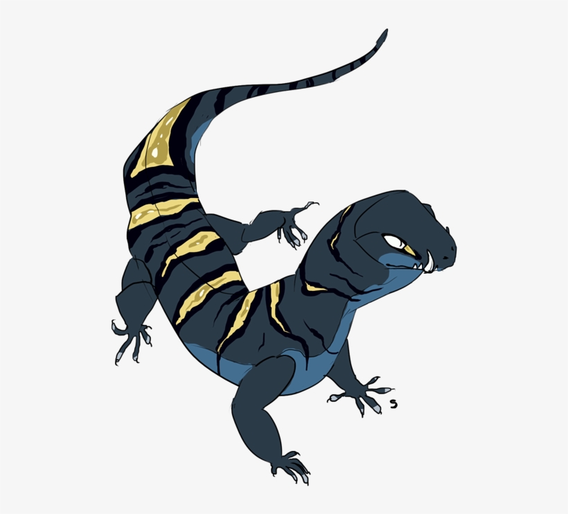 Character Reptile Cartoon Clip Art - Clip Art, transparent png #6421443