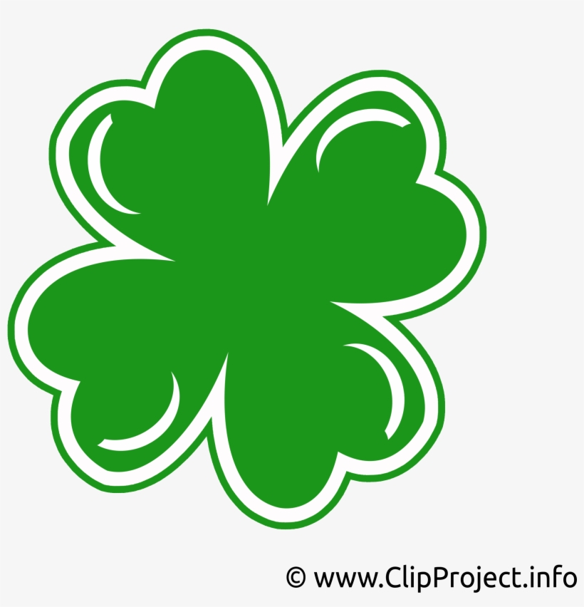 Kleeblatt Clipart Bild Gratis Zum Drucken Clip Art - Kleeblatt Clipart Kostenlos, transparent png #6421909