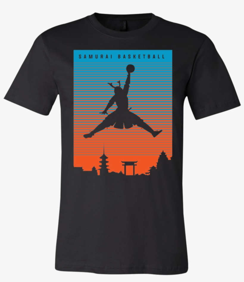 Basketball Samurai Unisex Shirt Bella Canvas - Scary Costume T Shirt, transparent png #6422868