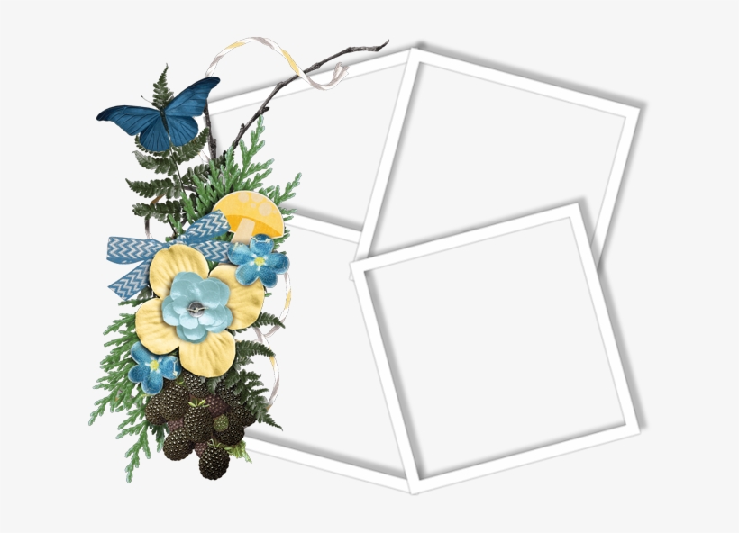 Cluster Frame 800 X - Garden Roses, transparent png #6422916