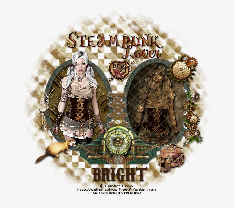 Font Of Choice I Used Carnivalee Freakshow - Cool Steampunk Desk Clock Mantle Steam Punk Sci-fi,, transparent png #6423105