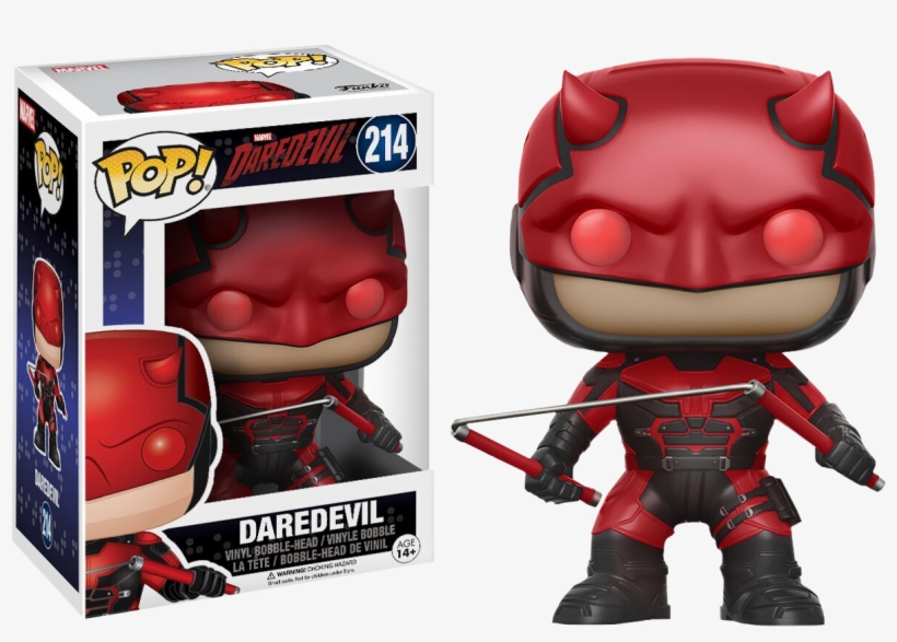 Daredevil Action Figure - Funko Pop Daredevil 214, transparent png #6423701