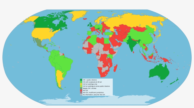 Freedom Of Panorama World Map - World Map Indonesia Vector, transparent png #6424555
