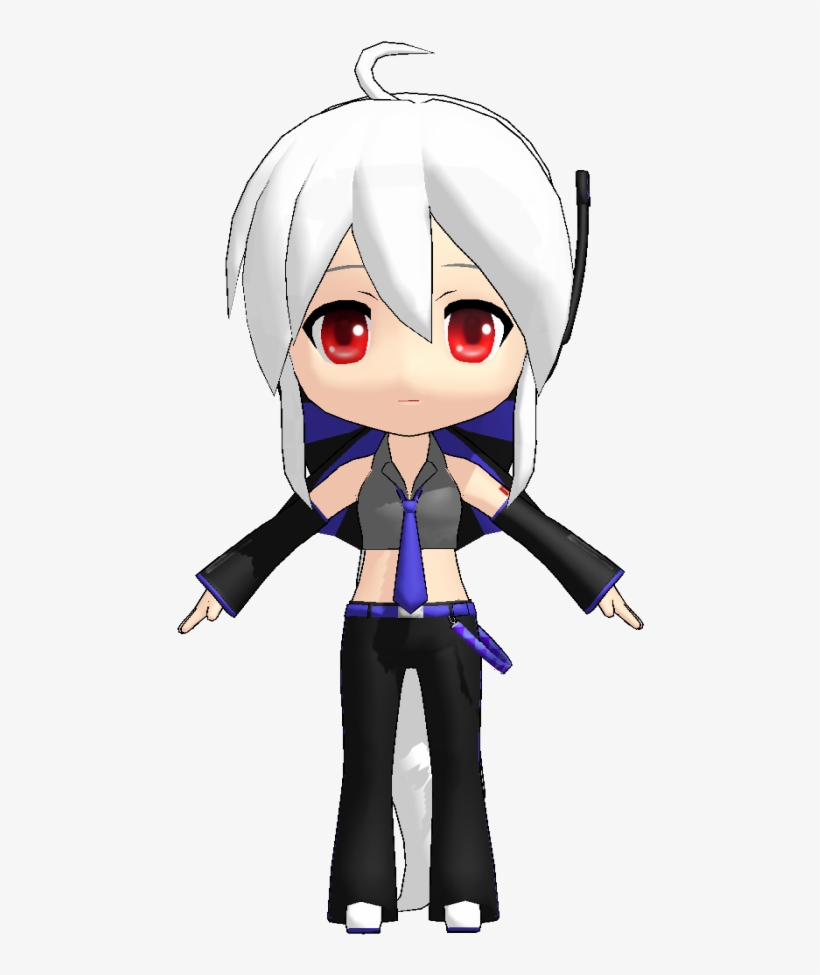 Haku By Rummy - Haku Yowane Chibi - Free Transparent PNG Download - PNGkey