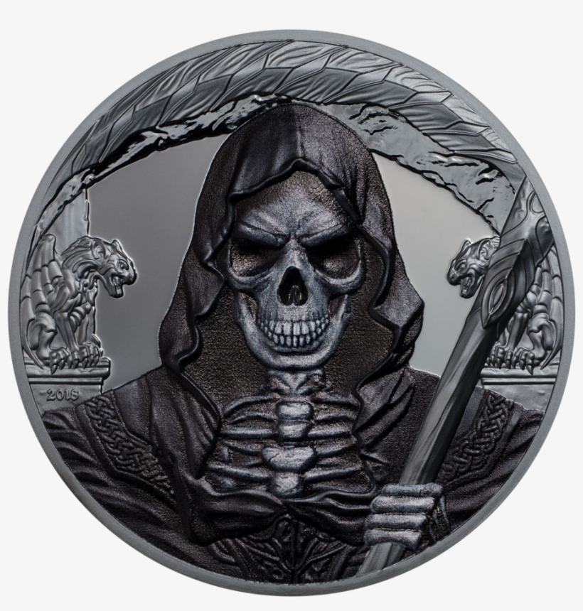 Dark - Grim Reaper Coin, transparent png #6426424