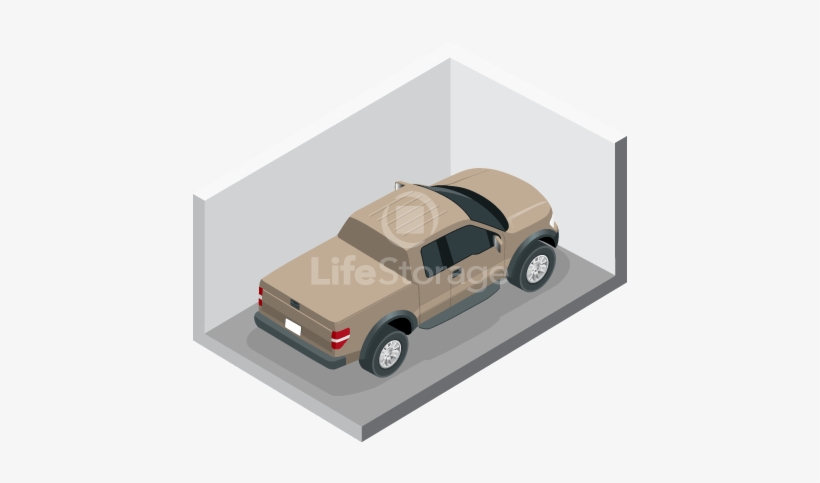 10 X 20 Indoor Car Parking At Life Storage - Car, transparent png #6426432
