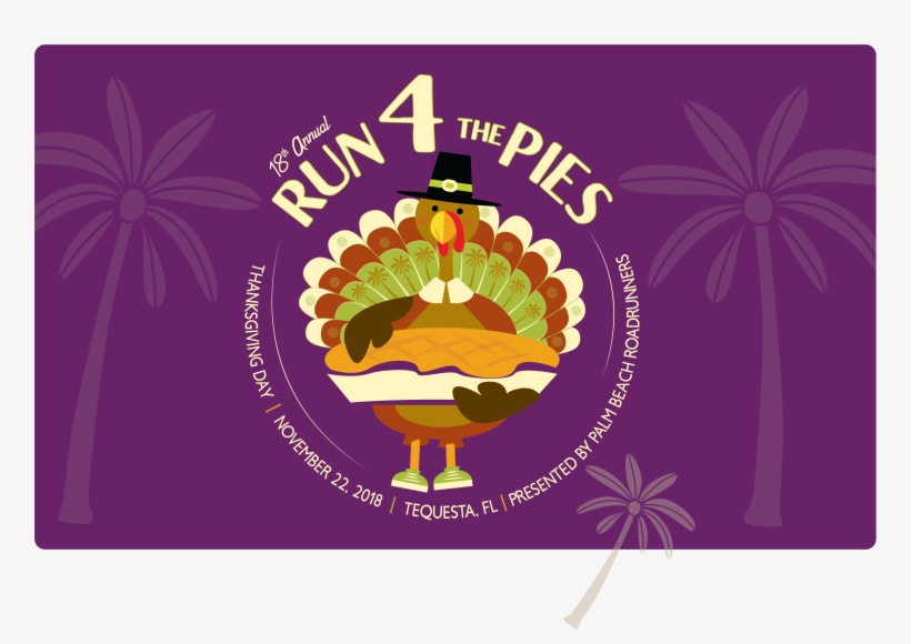 18th Annual Run 4 The Pies - Illustration, transparent png #6426682
